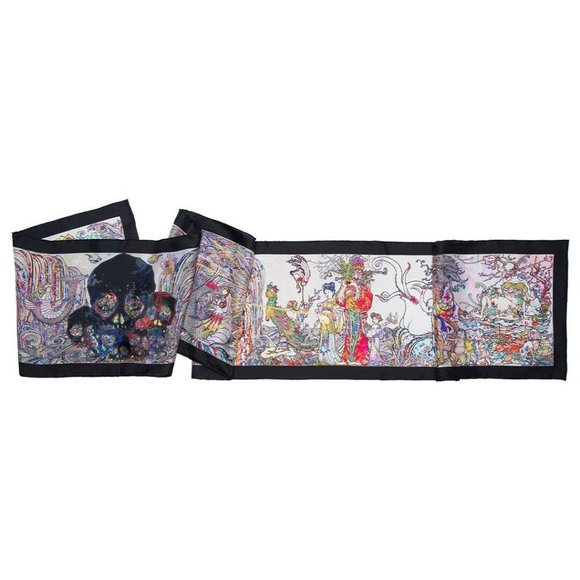 Takashi Murakami In The Land Of The Dead Scarf - Picture 3 of 4